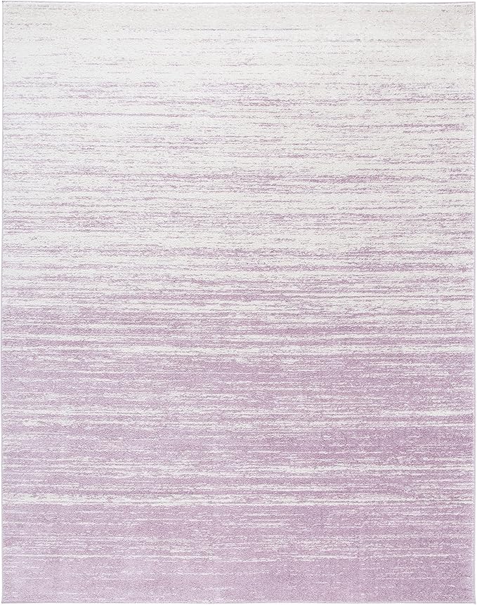 SAFAVIEH Area Rug 10x14 - Adirondack Collection - Large - Cream & Purple, Modern Ombre Design, Non Shedding & Easy to Clean, Ideal for Living Room, Bedroom, Office, Dining Space (ADR113L)