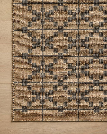 Loloi Chris Loves Julia Judy Collection JUD-05 Natural/Graphite 2'-3" x 3'-9" Accent Rug