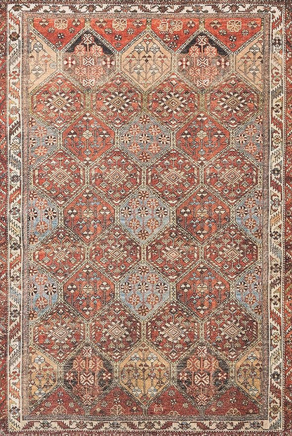 Loloi Loren Collection LQ-16 Spice/Multi 2'-6" x 7'-6" Runner Rug