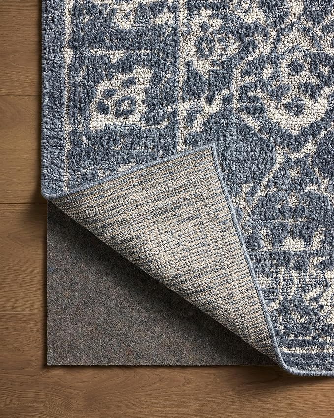 Loloi Magnolia Home by Joanna Gaines Gigi Collection GIG-02 Navy/Stone 5'-3" x 7'-6" Area Rug