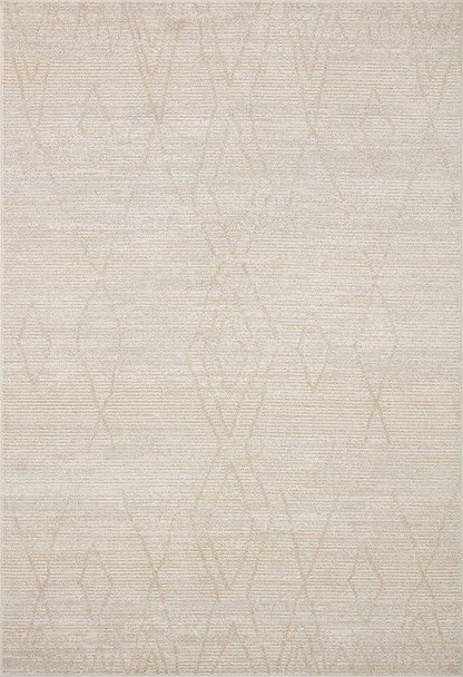 Loloi Kamala Collection KAM-03 Natural/Mist 5'-3" x 7'-9" Area Rug