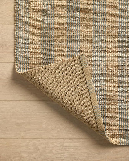 Loloi Chris Loves Julia Judy Collection JUD-04 Natural/Sky 7'-9" x 9'-9" Area Rug