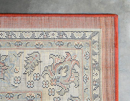 Unique Loom Sialk Hill Collection Area Rug - Washington (7' 10" x 10' Rectangle Terracotta/Cream)