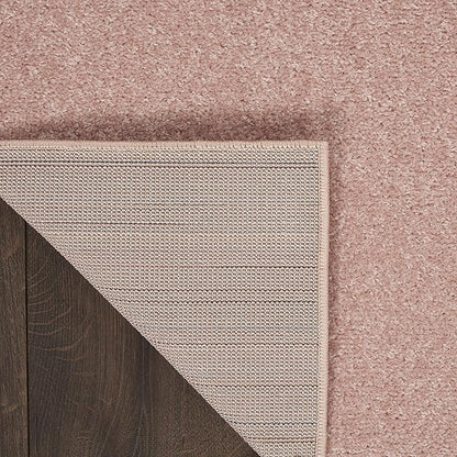 Nourison Home Nourison Essentials Pink 2'2" x 20' Area Rug - Easy Clean, Non Shedding, Bed Room, Living Room, Dining Room, Kitchen (20' Runner)