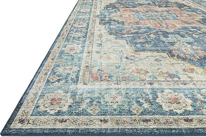 Loloi Skye Collection SKY-12 Ocean/Multi 2'-6" x 12'-0" Runner Rug