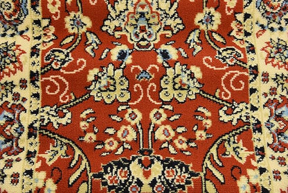 Unique Loom Sialk Hill Collection Area Rug - Washington (2' 7" x 10' Runner Terracotta/Cream)