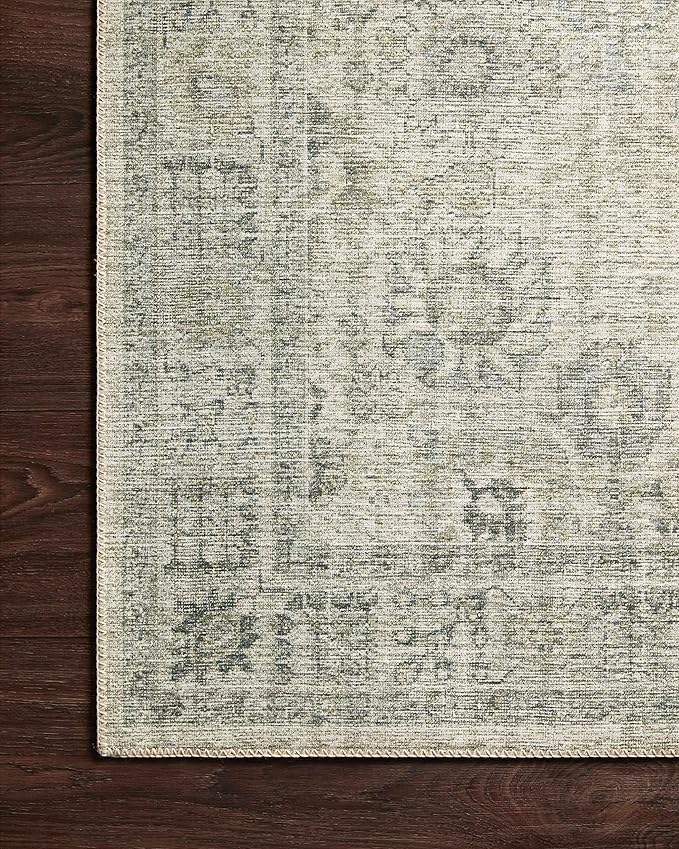 Loloi Skye Collection SKY-14 Natural/Sage 6'-0" x 6'-0" Round Area Rug