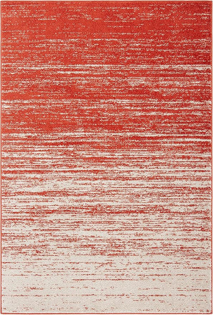 SAFAVIEH Adirondack Collection Area Rug - 5'5" x 7'7", Orange & Grey, Modern Ombre Design, Non Shedding & Easy to Clean, Ideal for Living Room, Bedroom, Office, Dining Space (ADR113P)