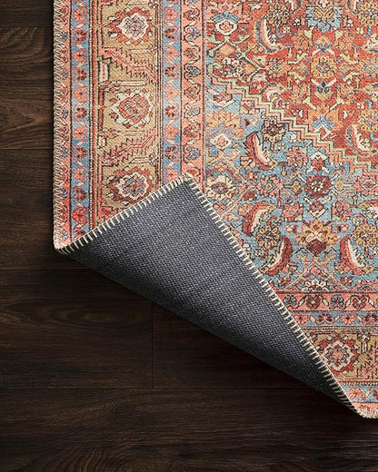 Loloi Loren Collection LQ-06 Red/Multi 8'-4" x 11'-6" Area Rug
