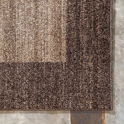 Rugs.com Angelica Collection Rug – 2' x 3' Light Brown Medium Rug Perfect for Entryways, Kitchens, Breakfast Nooks, Accent Pieces