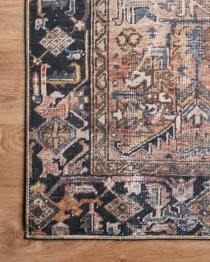 Loloi Chris Loves Julia Jules Collection JUL-02 Terracotta/Multi 3'-6'' x 5'-6'', .13" Pile Height, Accent Rug