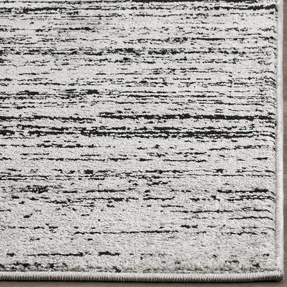 SAFAVIEH Area Rug 11x15 - Adirondack Collection - Large - Silver & Black, Modern Ombre Design, Non Shedding & Easy to Clean, Ideal for Living Room, Bedroom, Office, Dining Space (ADR113A)