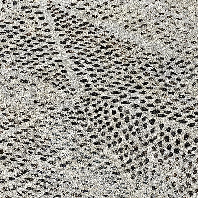 Addison Rugs Chantille ACN591 Gray 2'6" x 3'10" Indoor Outdoor Area Rug, Easy Clean, Machine Washable, Non Shedding, Bedroom, Living Room, Dining Room, Kitchen, Patio Rug