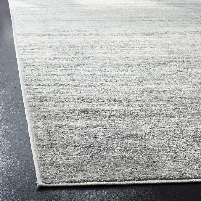 SAFAVIEH Area Rug 8x10 - Adirondack Collection - Large - Ivory & Silver, Modern Ombre Design, Non Shedding & Easy to Clean, Ideal for Living Room, Bedroom, Office, Dining Space (ADR113B)