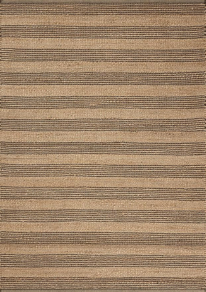 Loloi Chris Loves Julia Judy Collection JUD-06 Natural/Chocolate 7'-9" x 9'-9" Area Rug