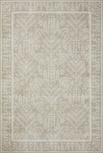 Loloi Rifle Paper Co. Maison Collection MAO-02 Bough Natural 3'-9" x 5'-6", .19" Pile Height, Accent Rug