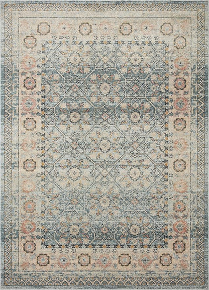 Loloi Jocelyn Collection JOC-04 Sky/Multi 4'-0" x 6'-0" .38" Thick Accent Rug