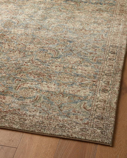 Loloi Amber Lewis Morgan Collection MOG-04 Sea/Sage 9'-6" x 13'-6" 38" Thick Area Rug feat. CloudPile, Neutral, Room Décor, Vintage Inspired, Livingroom, Bedroom, Dining Area