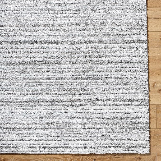 Mark&Day Area Rugs, 5x7 Mariette Global Medium Gray Area Rug, Silver Grey Carpet for Living Room, Bedroom or Kitchen (5'3" x 7')