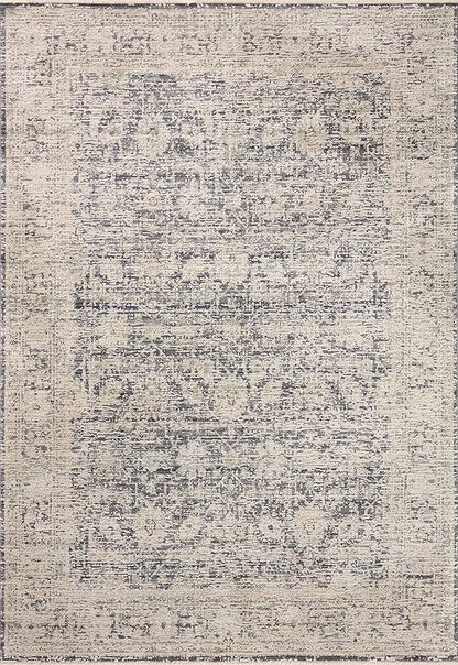Loloi Amber Lewis Alie Collection ALE-05 Charcoal/Beige 7'-10" x 10', .13" Pile Height, Area Rug