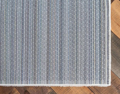 Unique Loom Solo Collection Area Rug - Calabasas (10' x 14' 1" Rectangle, Snow White)