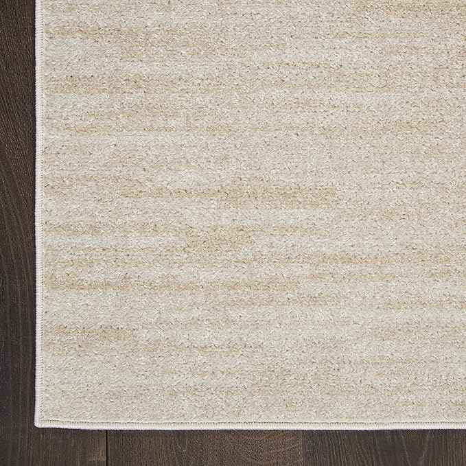 Nourison Home Nourison Essentials Ivory Beige 7' x 10' Area Rug - Easy Clean, Non Shedding, Bed Room, Living Room, Dining Room, Kitchen (7' x 10')