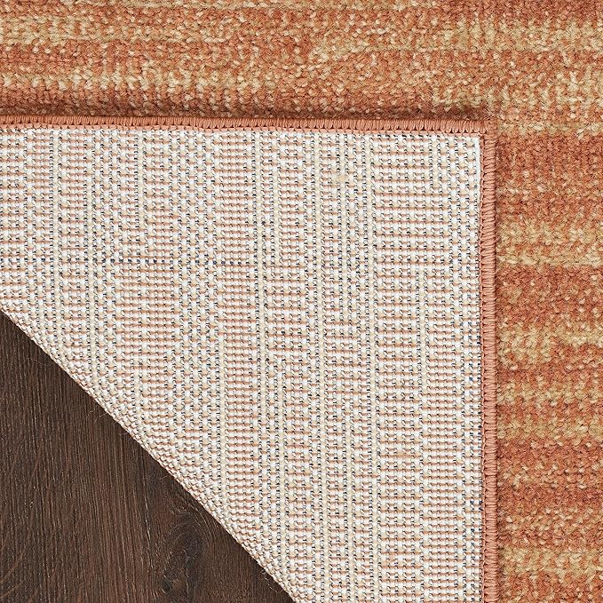 Nourison Home Nourison Essentials Rust 8' x 10' Area Rug - Easy Clean, Non Shedding, Bed Room, Living Room, Dining Room, Kitchen (8' x 10')