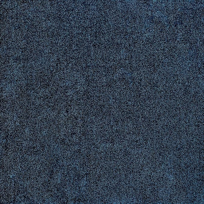 Eyely UES100C-7SQ Supersoft Haze Solid Low-Pile Indoor Area Rug, Coastal, Bohemian, Minimalist, Classic, Casual for Bedroom,Kitchen,Living Room,Non Shedding,Easy-Washing, Blue, 7' Square