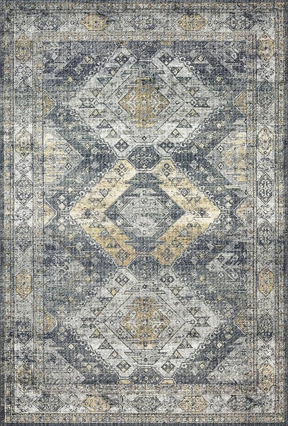 Loloi II Skye Collection SKY-09 Graphite/Silver 2'-6" x 7'-6" Runner Rug