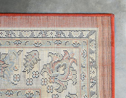 Unique Loom Sialk Hill Collection Area Rug - Washington (2' 2" x 3' 1" Rectangle Terracotta/Cream)