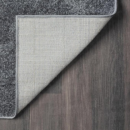 Abani Deco Collection Area Rug - Grey Minimalist Design -6' x 9' - Easy to Clean - Durable for Kids and Pets - Non-Shedding - Medium Pile - Soft Feel - for Living Room, Bedroom & Office